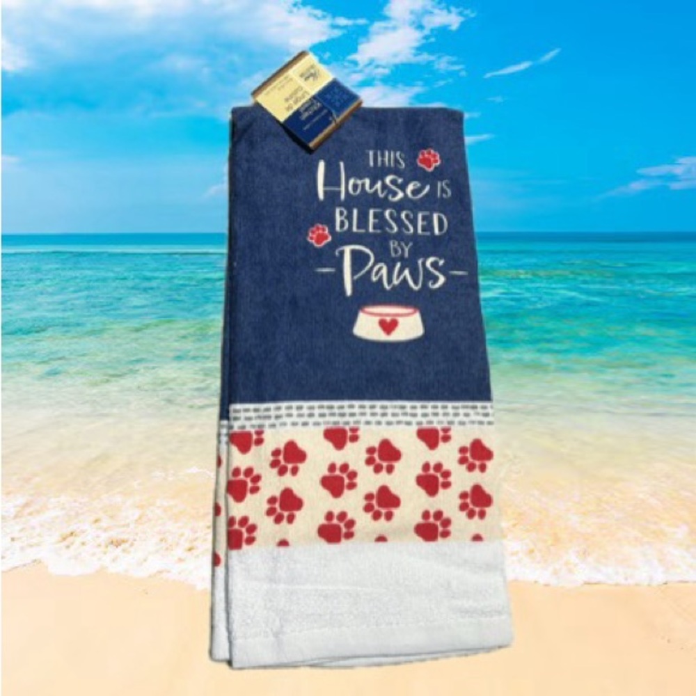 (1) kitchen towel for dog lovers 🐾